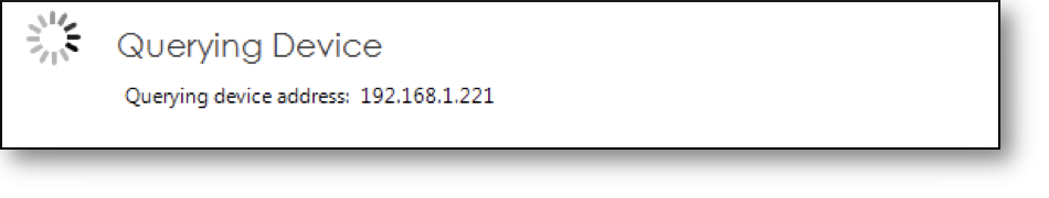 Add Device manually (continued)