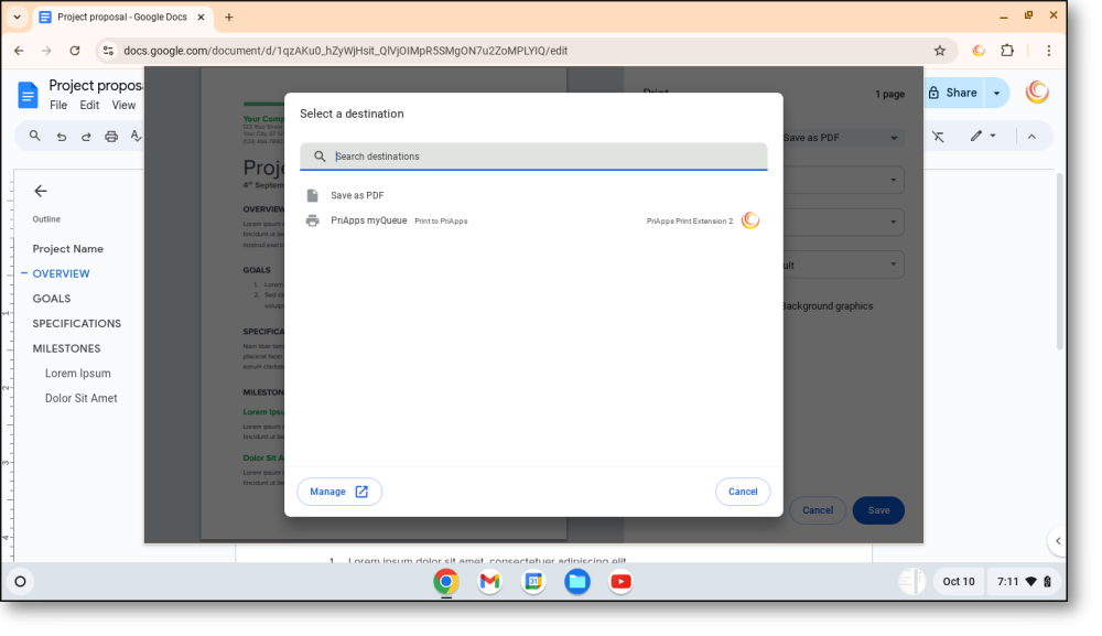 Chromebook — job held for release