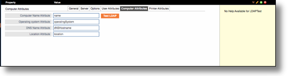 LDAP Computer attributes